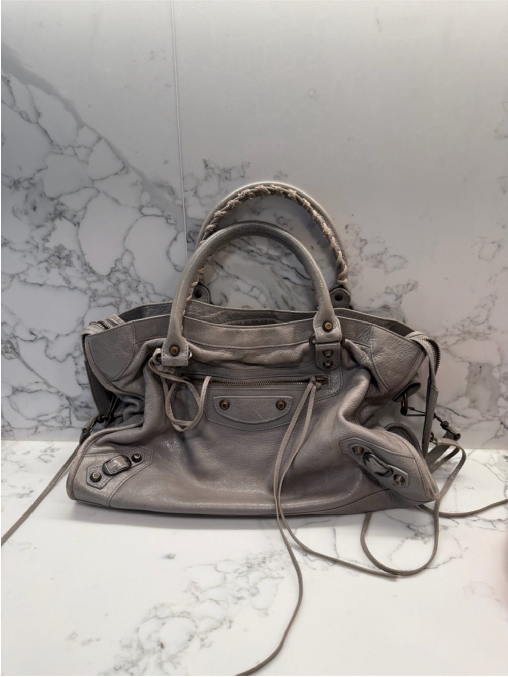 Balenciaga City Bag in Grey